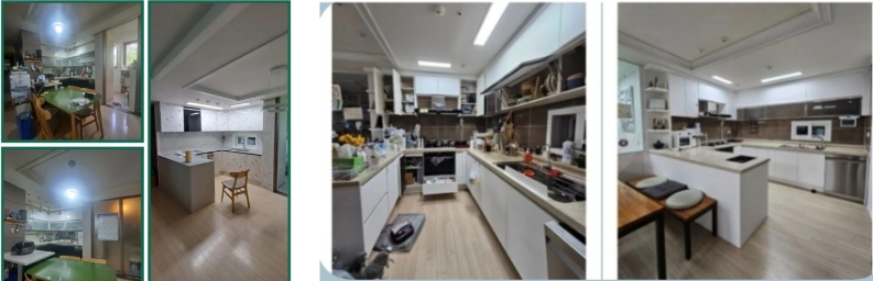Kitchen storage arranged by purpose, category, and frequency of use